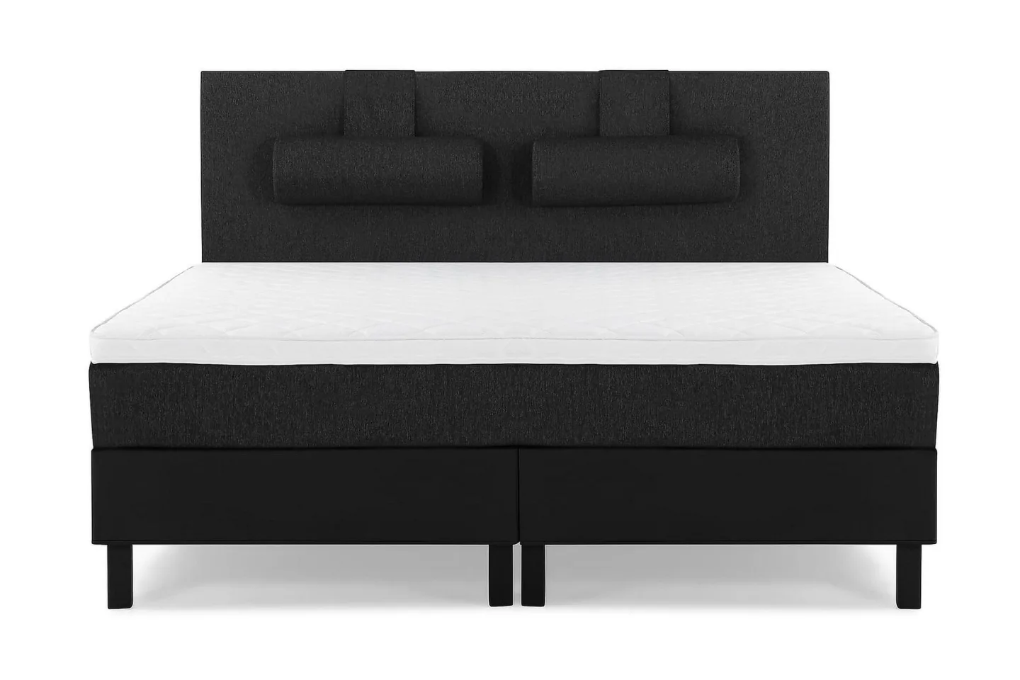 Lucky Kontinentalsäng 180x200Skum - Svart/Grå/PU