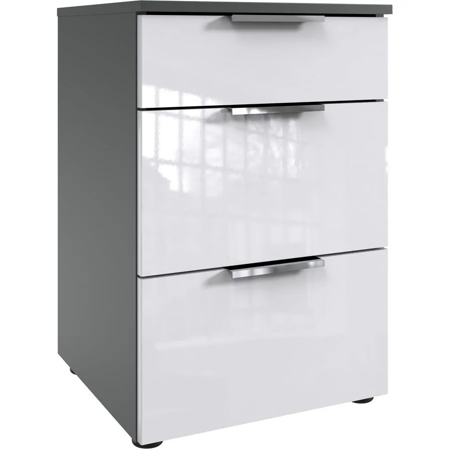 Kommode Sanko Weiss/graphit Holzwerkstoff B 41 H 61 cm
