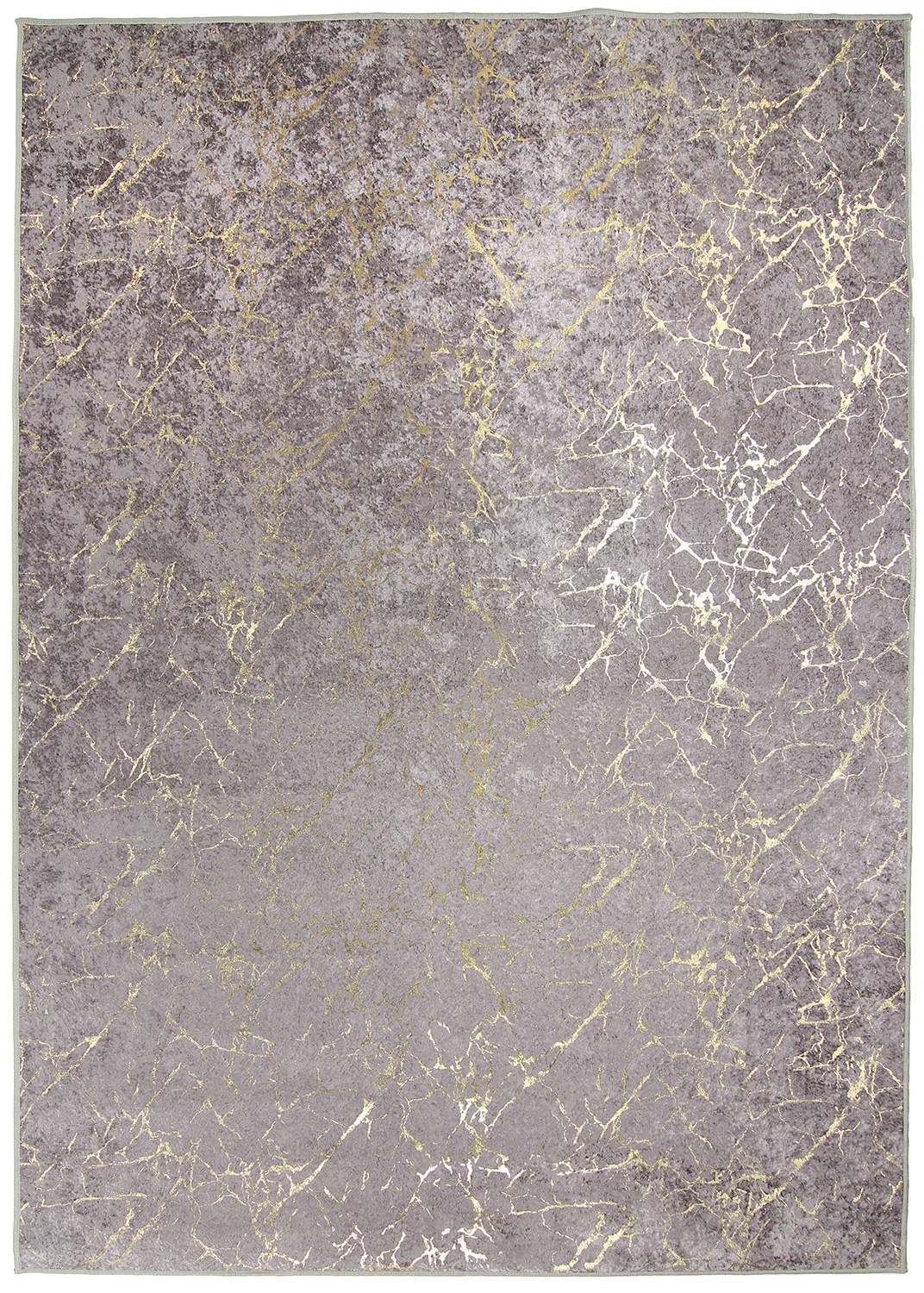 Wilton-teppe - Zaria (mørk grå/gull) (Størrelse: 160 x 230 cm)