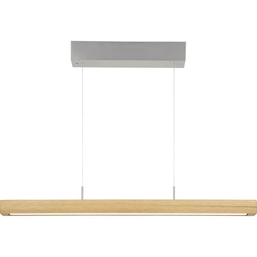 HERZBLUT Pendellampe Leonora Braun/Grau Metall/Holz 85 cm 160 cm - Farbe: Grau/braun - LED - Lichtfarbe: Extra warmweiss - Helles Neutralweiss -