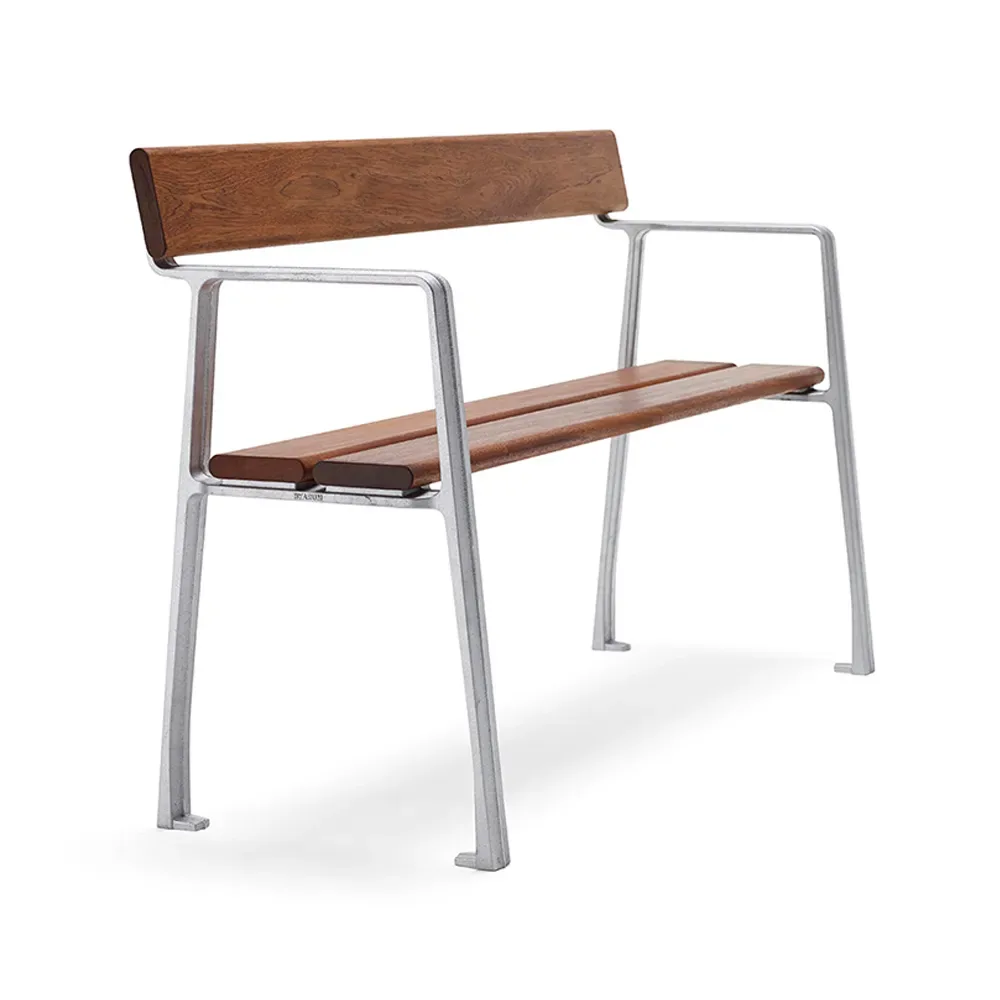 Byarums bruk Piccolo Sofa Mahagoni, Rohaluminiumgestell