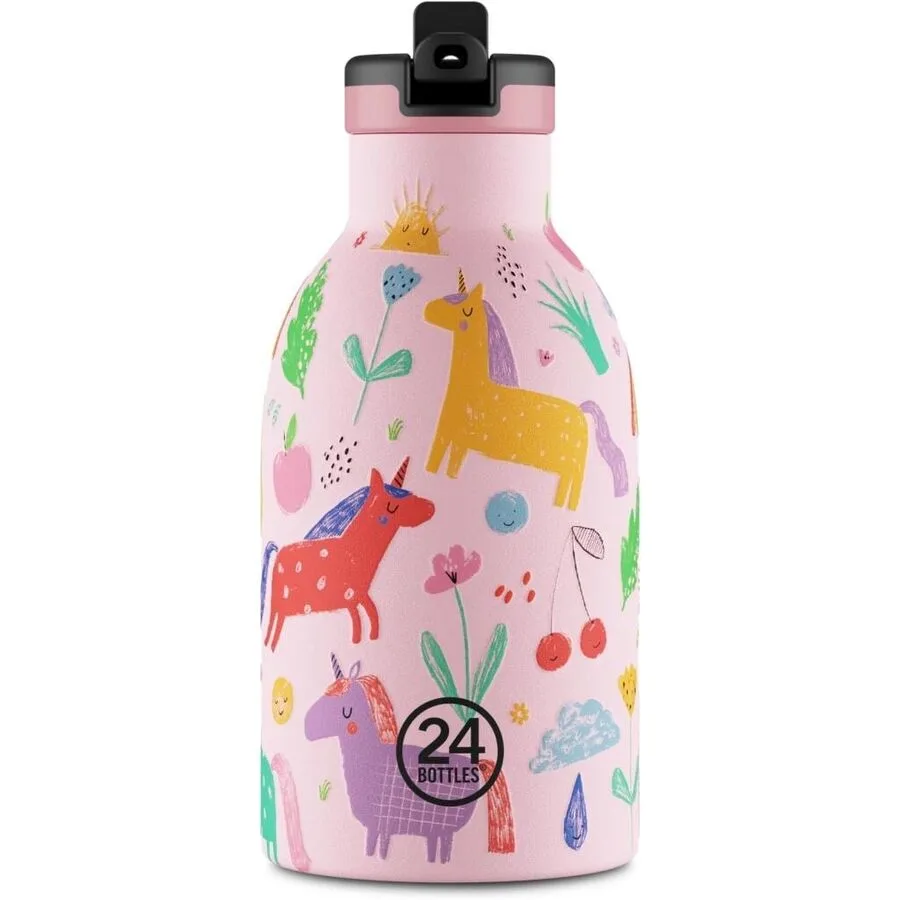 Thermosflasche 24 Bottles Rosa H 16 cm 330 ml