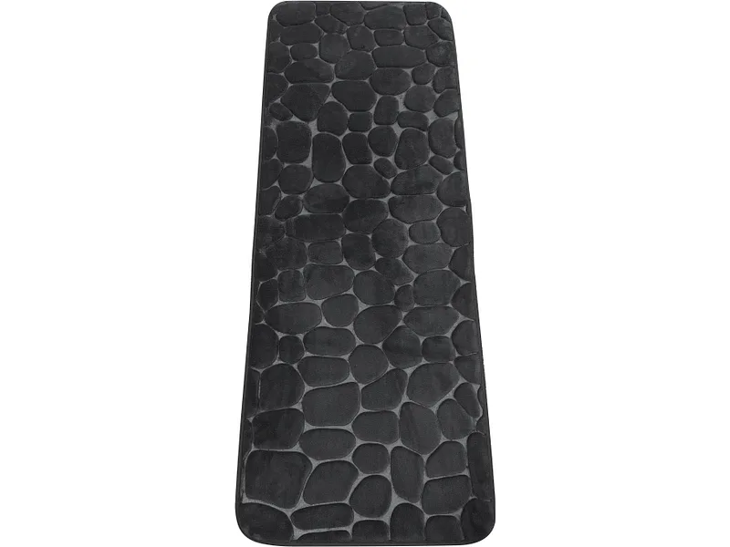 Badematte AMIR 45x120cm schwarz