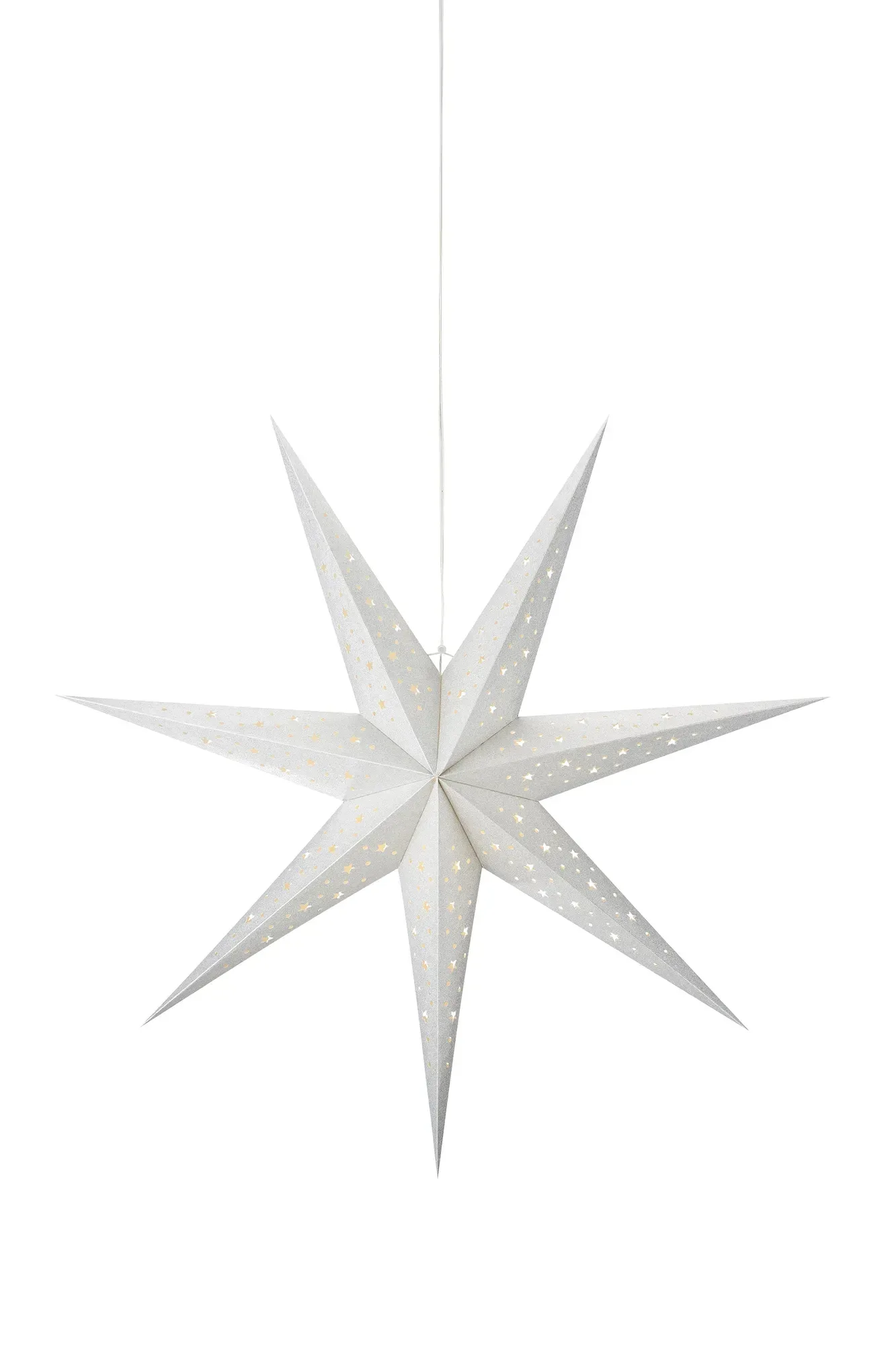 Blank Stern Silber 75 cm