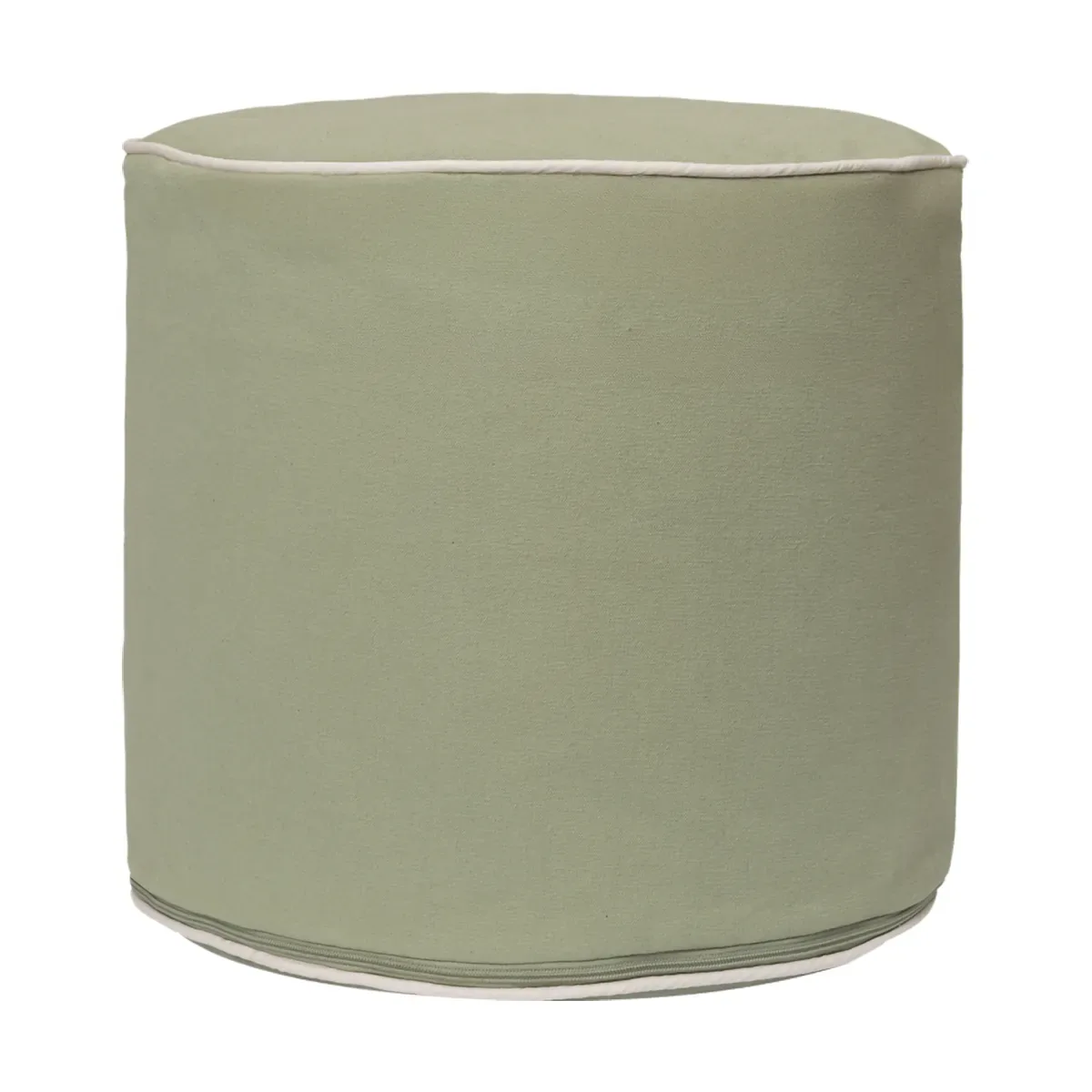 Ferm Living Billow Sitzpouf Tea green, Ø40x34 cm
