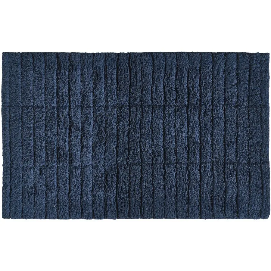 Badteppich Zone Denmark Blau Baumwolle 50 cm 80 cm