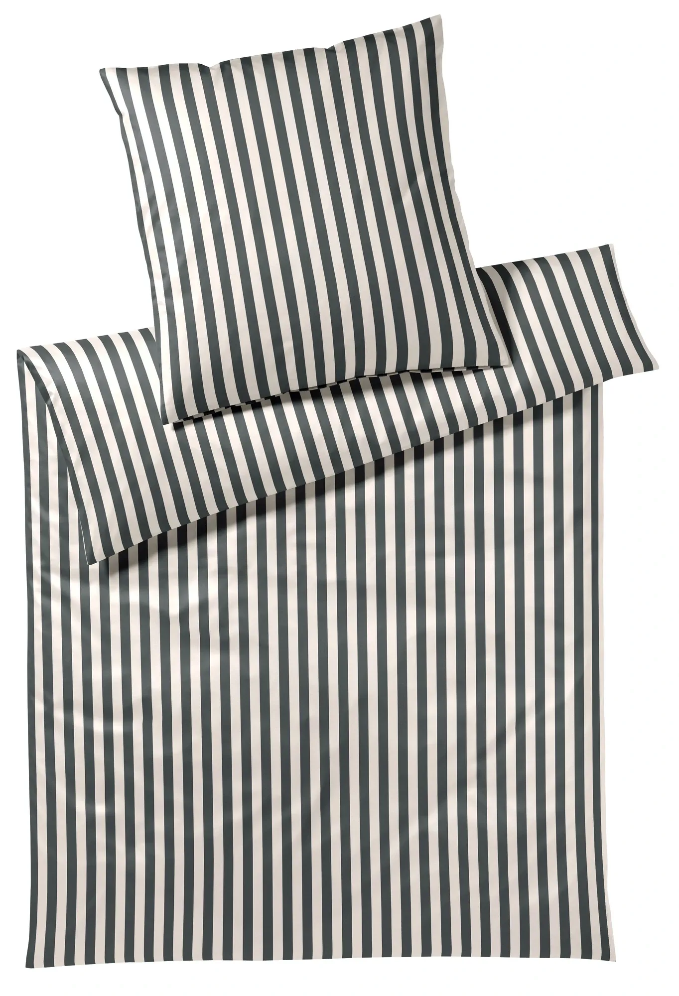 Elegante Bettwäsche Studio Line Anthrazit | Schubiger Möbel