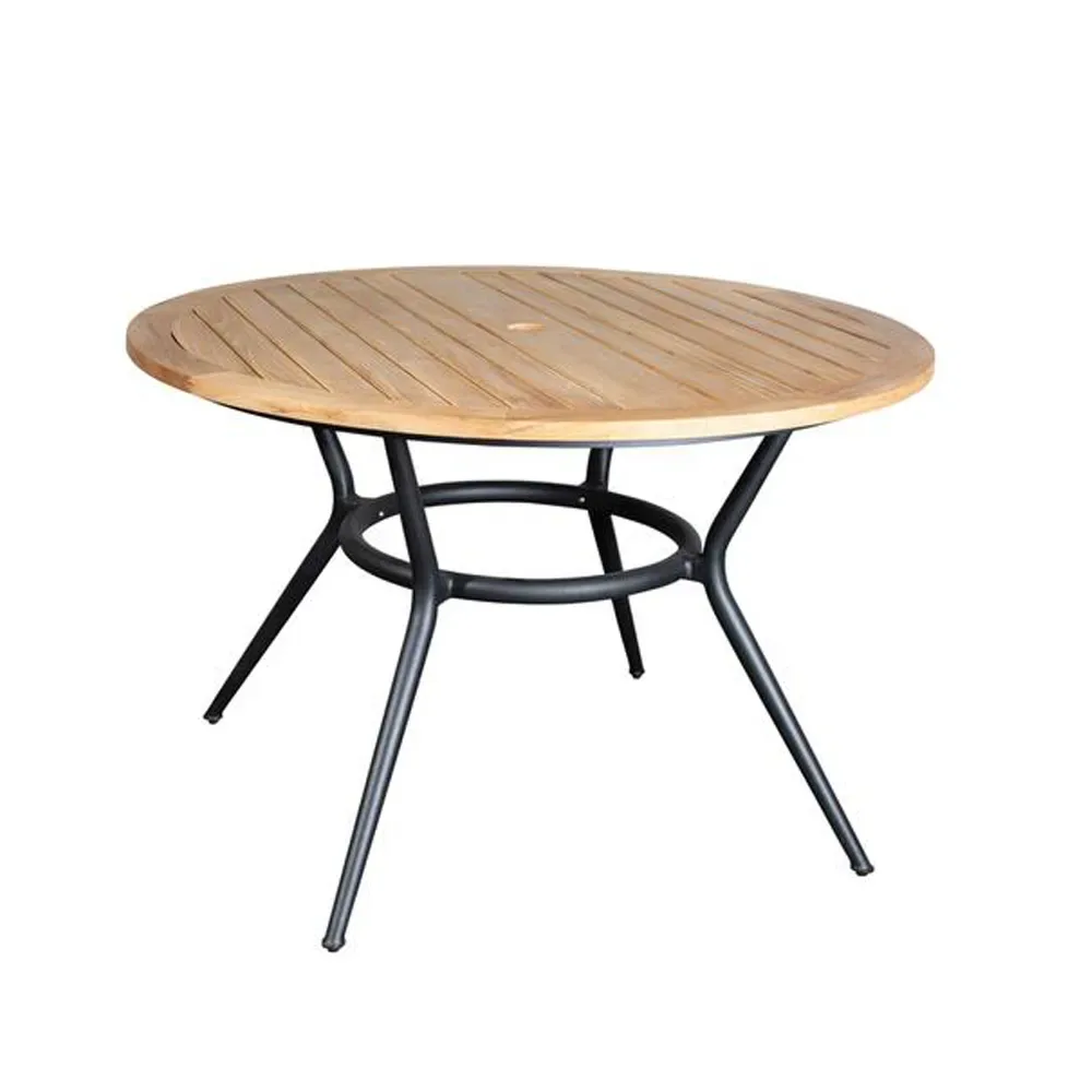 Cane-line Joy matbord runt Teak-lava grey Ø120 cm