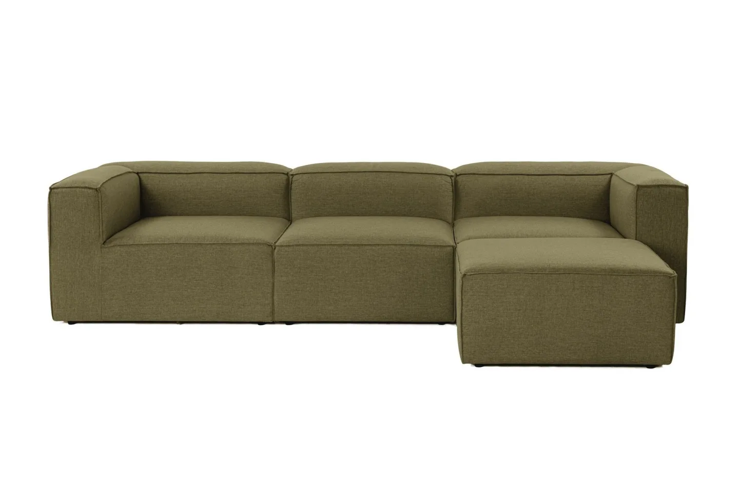 Redlands Soffa med Divan 3-sits - Grön