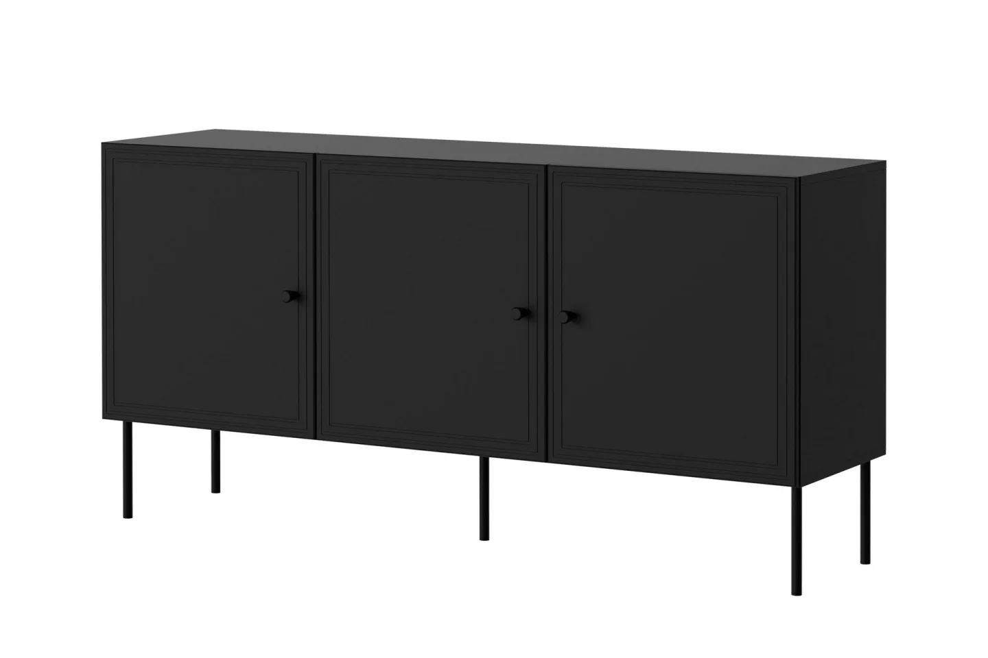 Laholm Byrå 151 cm - Svart