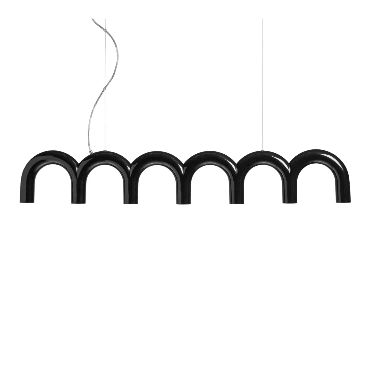 Oblure - Arch Straight Black - Pendellampor - Johan Lindstén,Markus Johansson - Svart