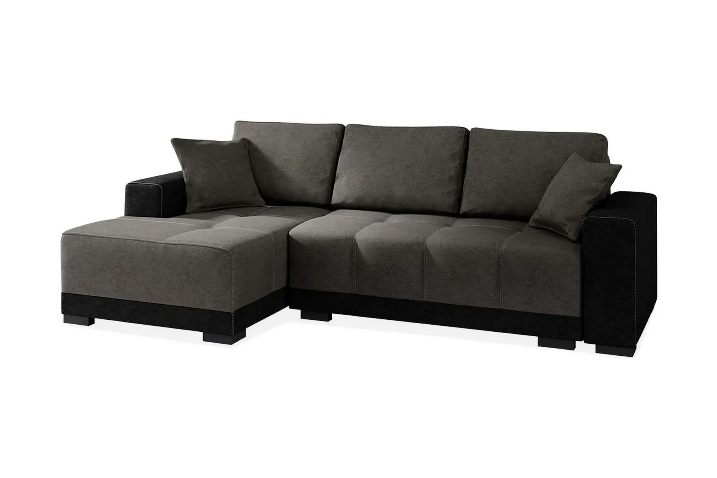 Dallas Divanbäddsoffa 240x140x80 cm - Grå