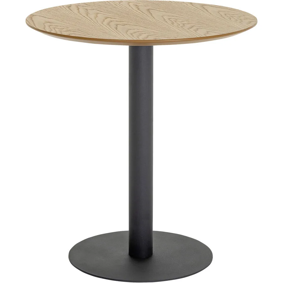 Bistrotisch Tamin natur/schwarz Eiche B 70 T 70 cm