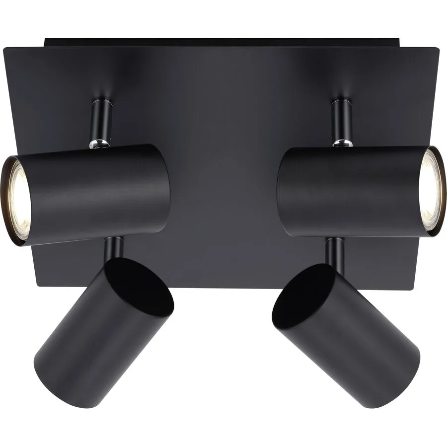 Spot Basiano Schwarz Metall 27 cm 12 cm