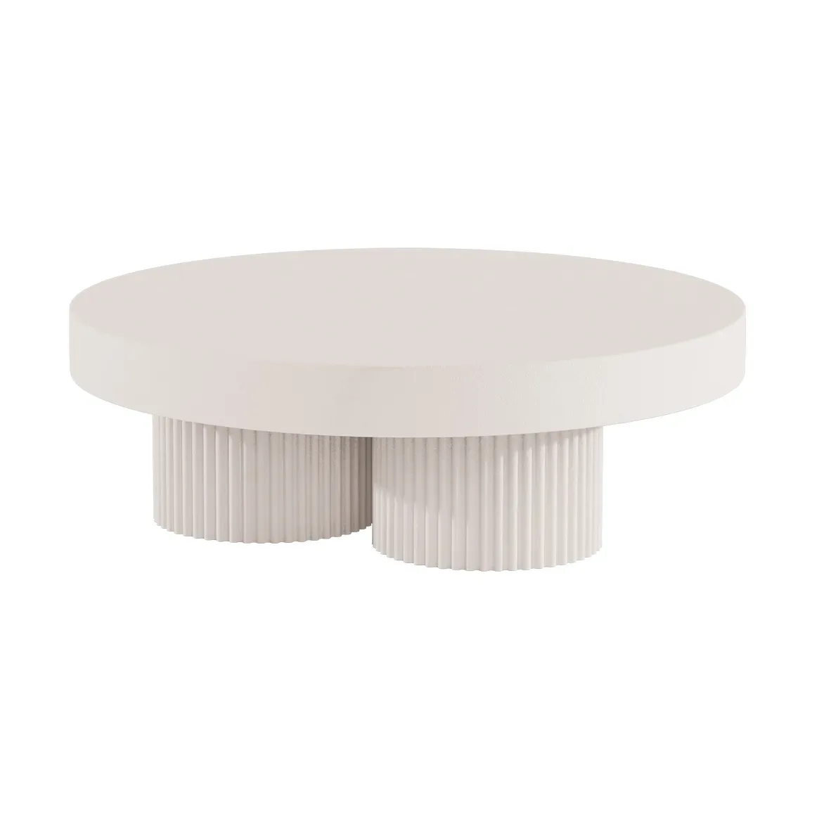 NORR11 Gear soffbord Chalk, Ø120 cm