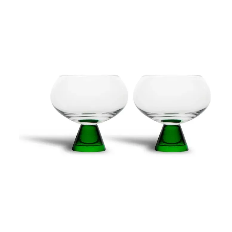 Byon Indy Glas 24 cl 2er Pack Grün-klar