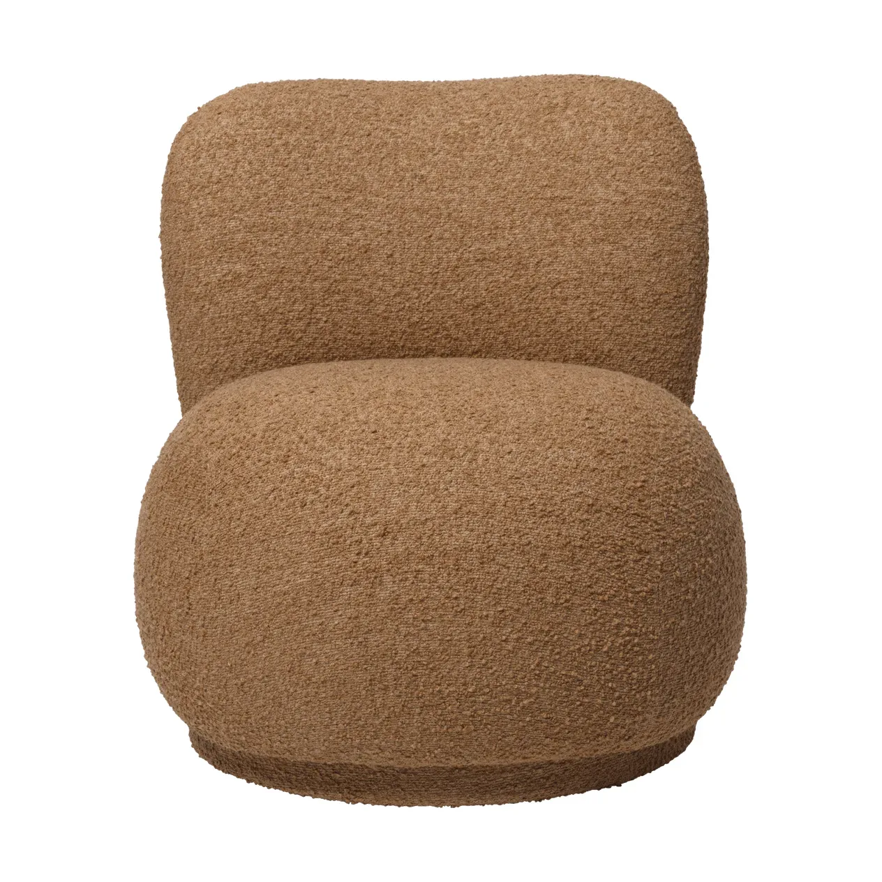 Ferm Living Rico lounge chair raw bouclé piccolo fåtölj Tan