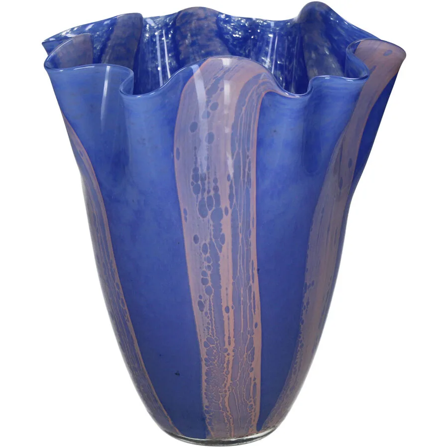 Vase Myko Blau Glas 24.5 cm