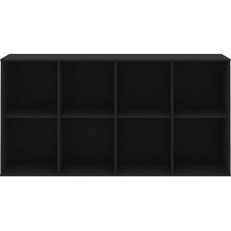 Bücherregal Mister Schwarz Holzwerkstoff 136 cm 69 cm