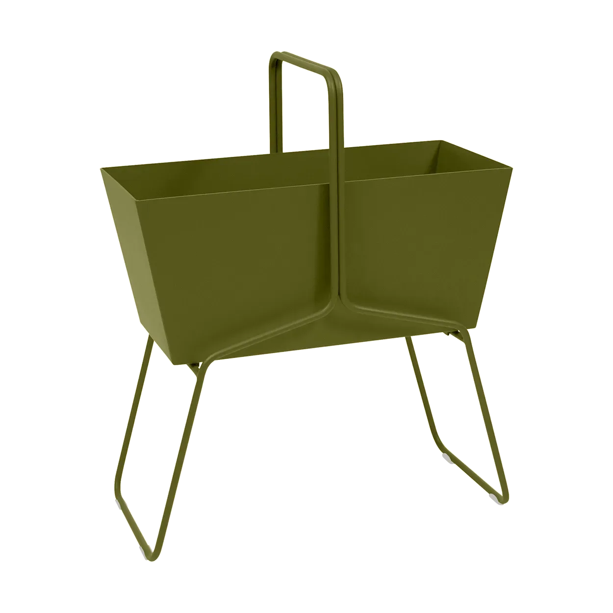 Fermob Basket high planteringsbox Pesto (grön)
