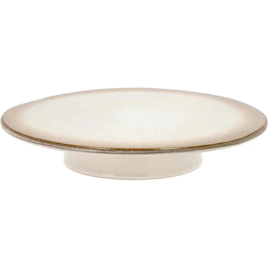 Tortenplatte BITZ Beige Steingut B 30 cm