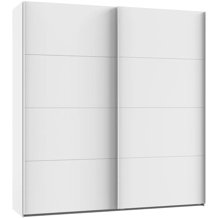 Kleiderschrank Aqsa weiss Holzwerkstoff B 225 cm