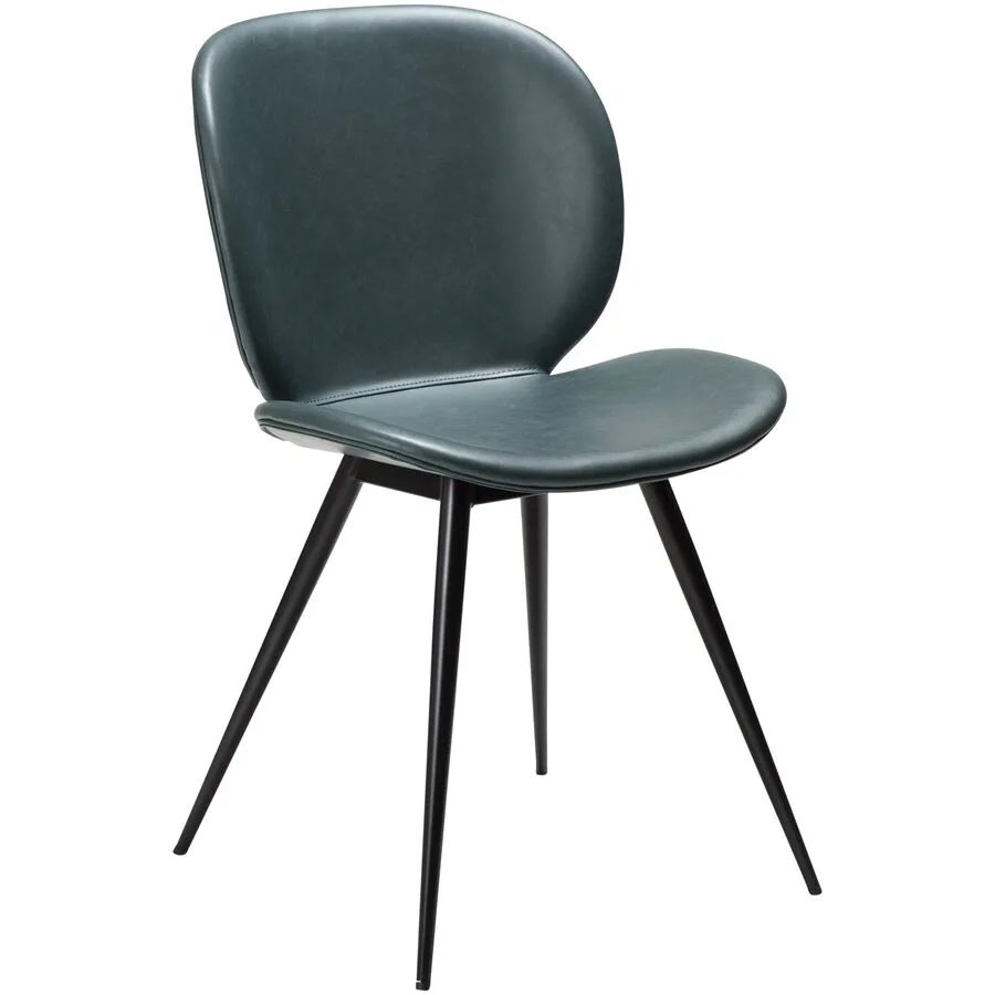DAN-FORM Stuhl 2er-Set Cloud Salbei Kunstleder