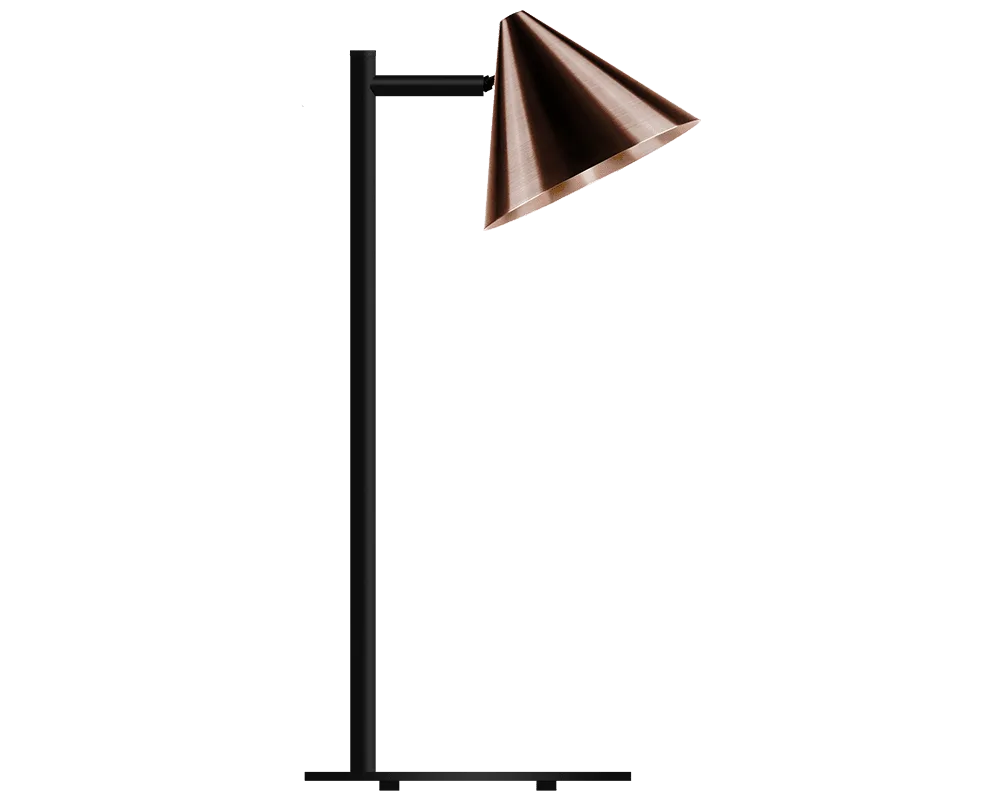 Westal - Tratt Micro 57cm - Bordslampa - Mörkoxiderad koppar