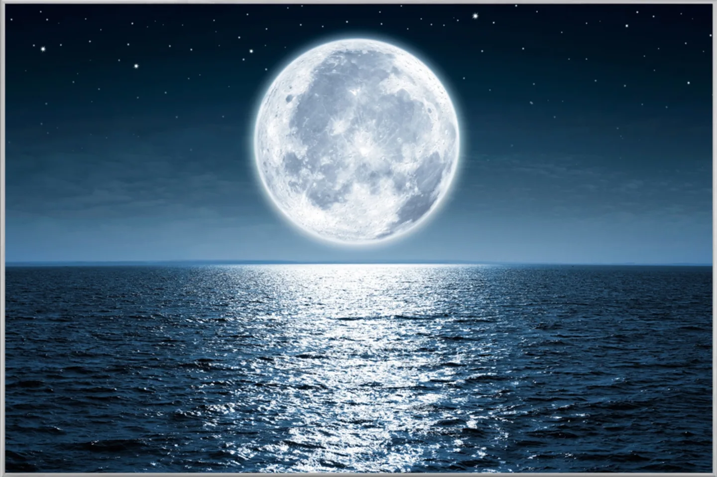 image LAND Bild mit Rahmen Vollmond | Schubiger Möbel