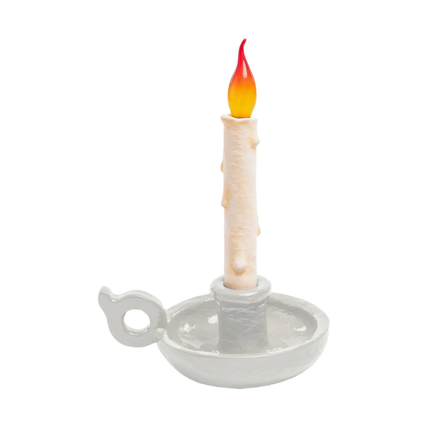 Bugia Blow ToGo Tischleuchte White - Seletti Grimm Bugia - Wohnzimmer - Design - Kunststoff