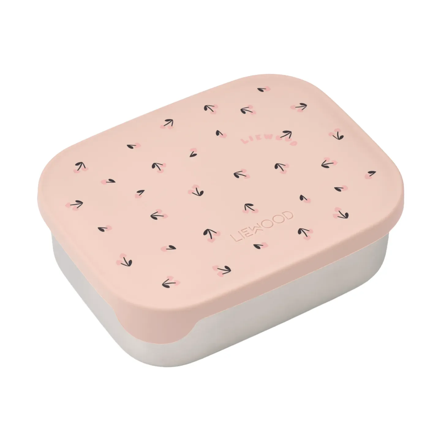 Liewood Arthur Brotdose 13,5x17 cm Mini Cherry heart-Rosey