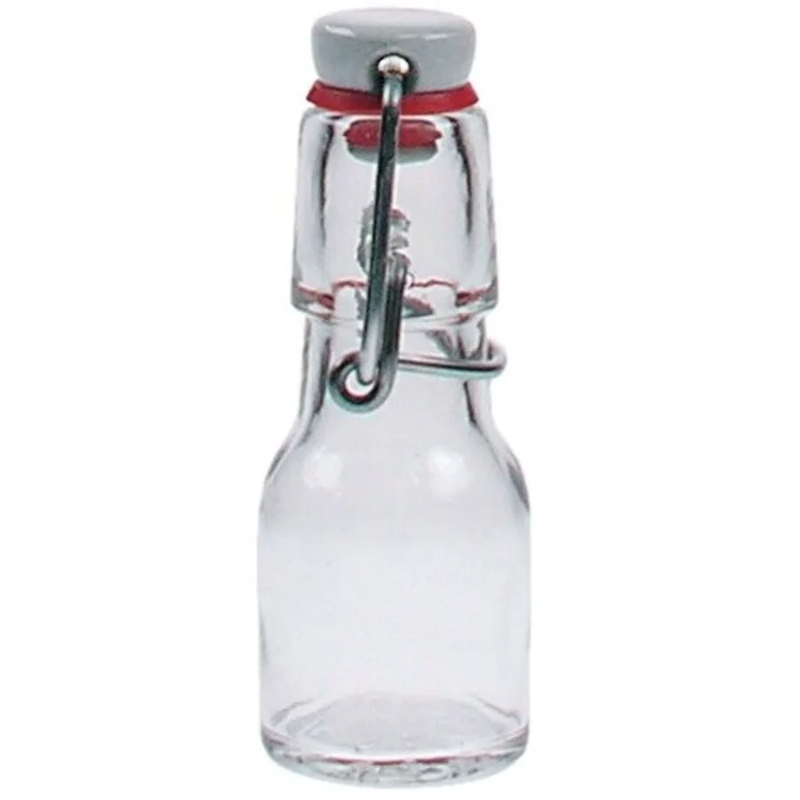 Flasche Therese Transparent Aluminium/Glas 11.5 cm 0.05 l