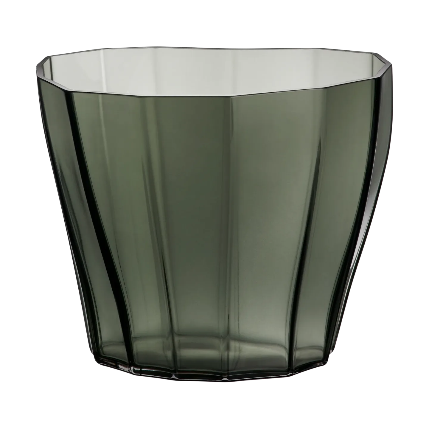 Orrefors Reed Vase 17,5cm Moosgrün