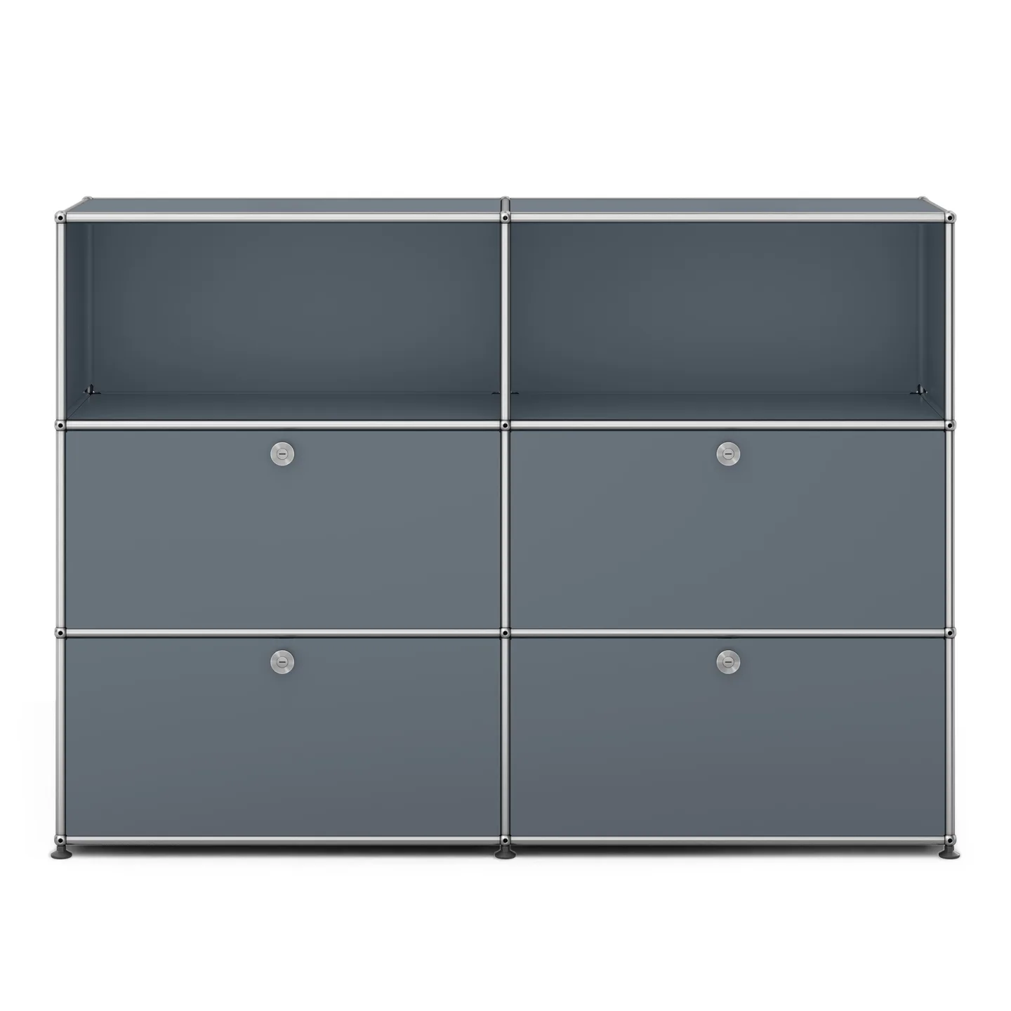 USM - USM Haller M64 32 USM Mid Grey - Skänkar och sideboards - Fritz Haller & Paul Schärer - Grå - Metall