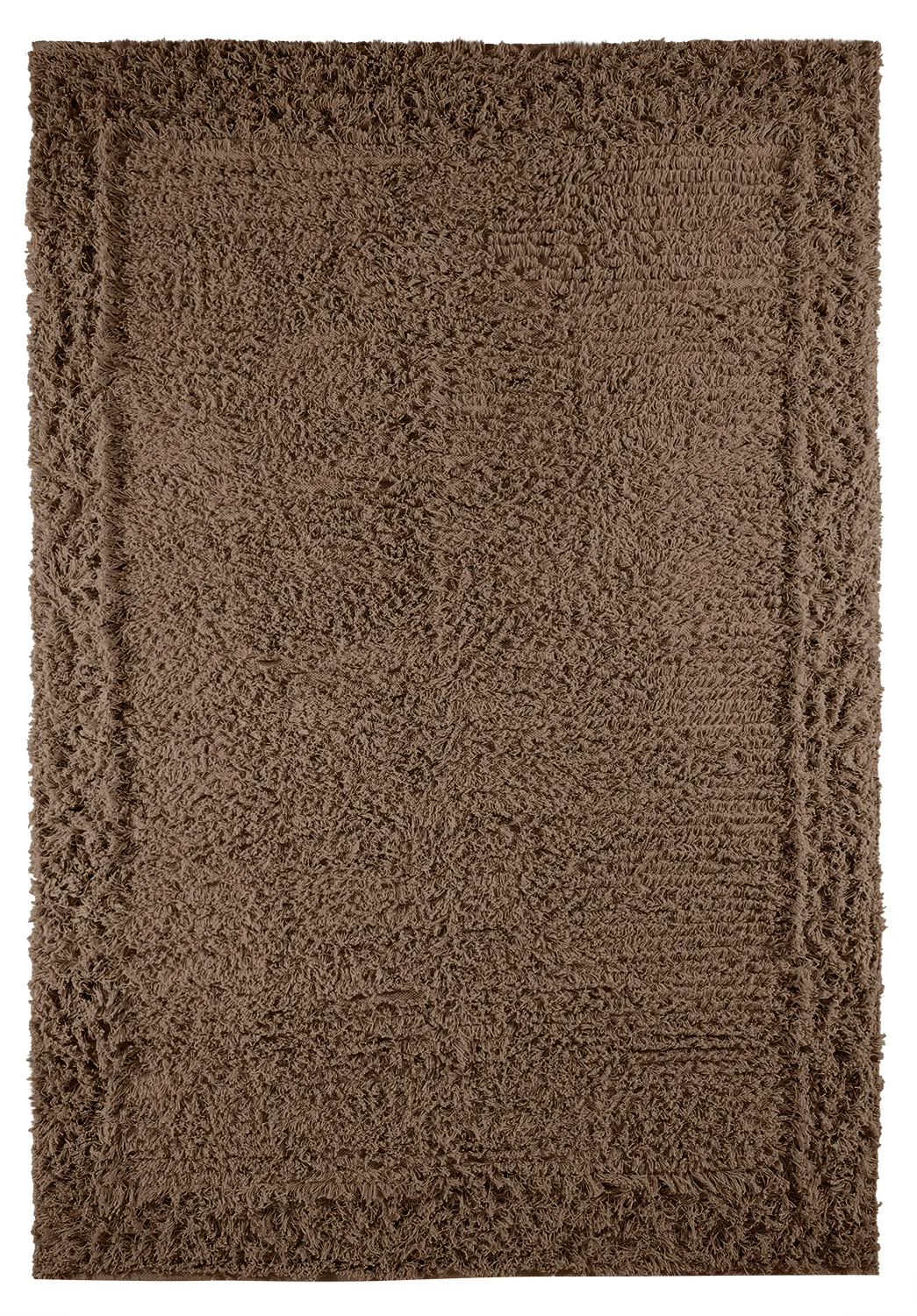 Ryetepper - Bonnie Natural Cotton Shaggy (brun) (Størrelse: 160 x 230 cm)