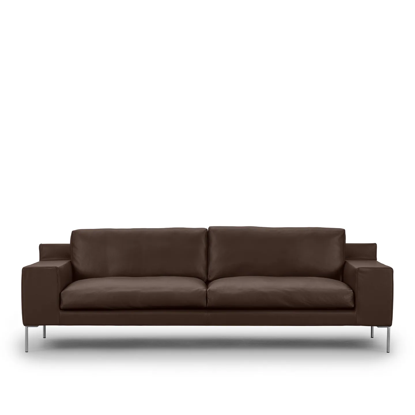 Eilersen - SHU 90 x 240 cm Promotion Borstat rostfritt stål Ø18 x 175 mm Fast klädsel Texas 11 - Soffor - Jens Juul Eilersen - Brun - Läder