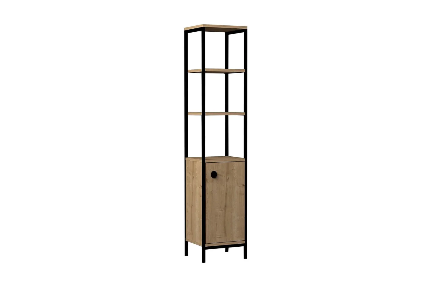 Dasaki Badrumsförvaring 162x38 cm 4 Hyllor - Blå/Antracit