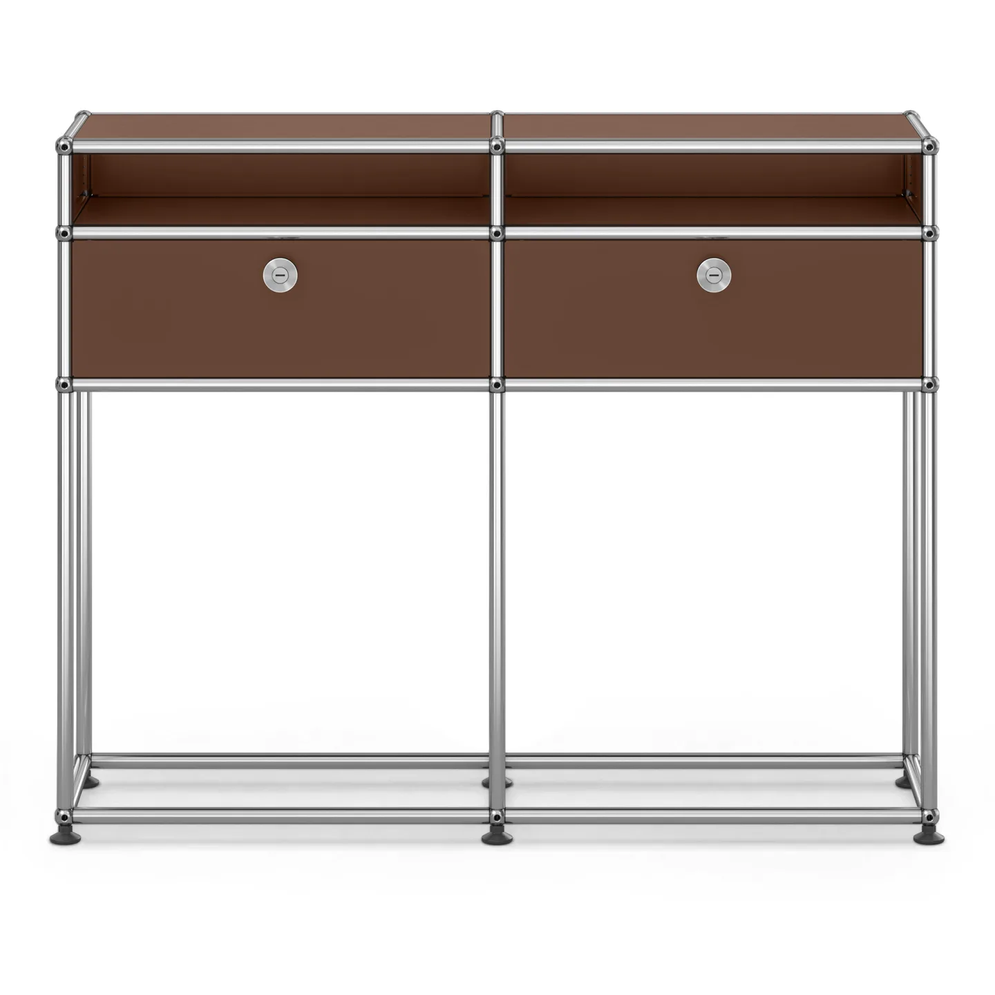 USM - USM Haller Sideboard M51 USM Brown - Skänkar och sideboards - Fritz Haller & Paul Schärer - Brun - Metall