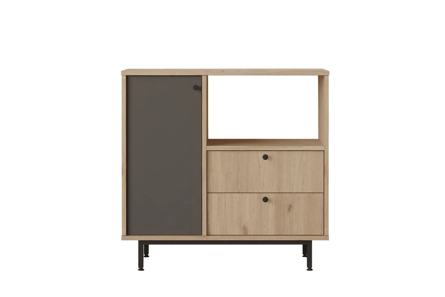 Donae Byrå 88 cm - Ek/Antracit