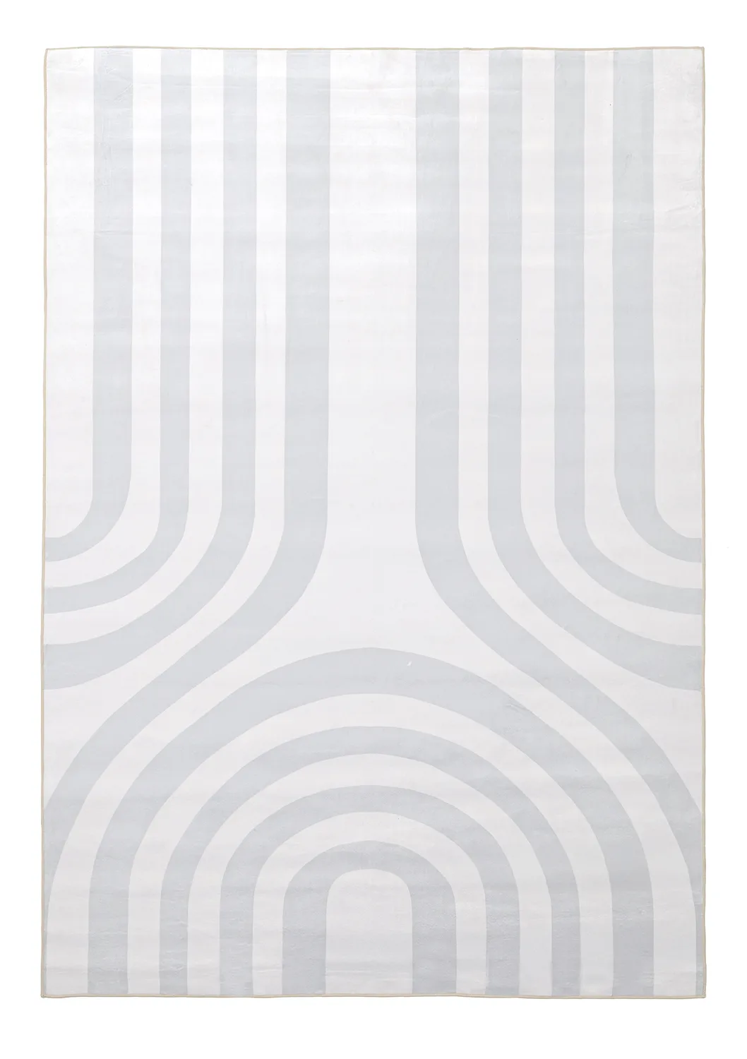 Wilton-teppe - Obidos (grå/hvit) (Størrelse: 160 x 230 cm)