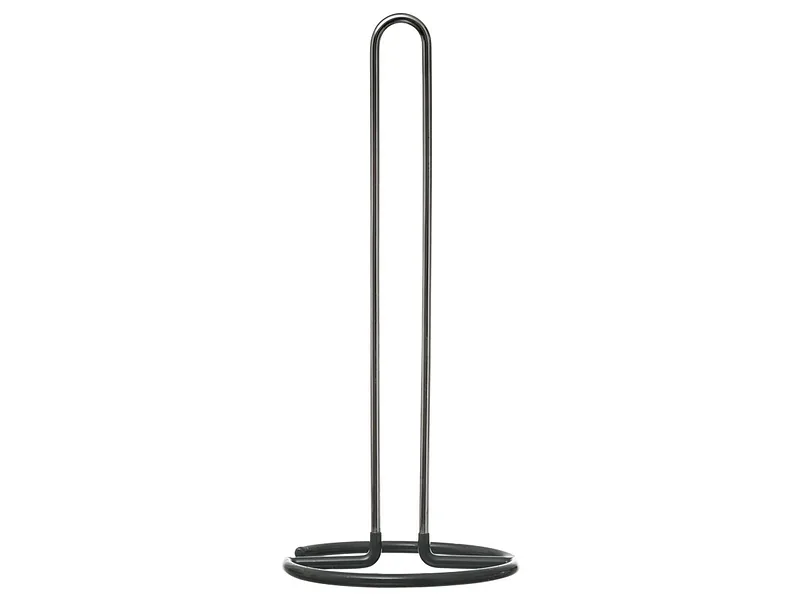 Rollen-Halter SIMPLY Edelstahl schwarz