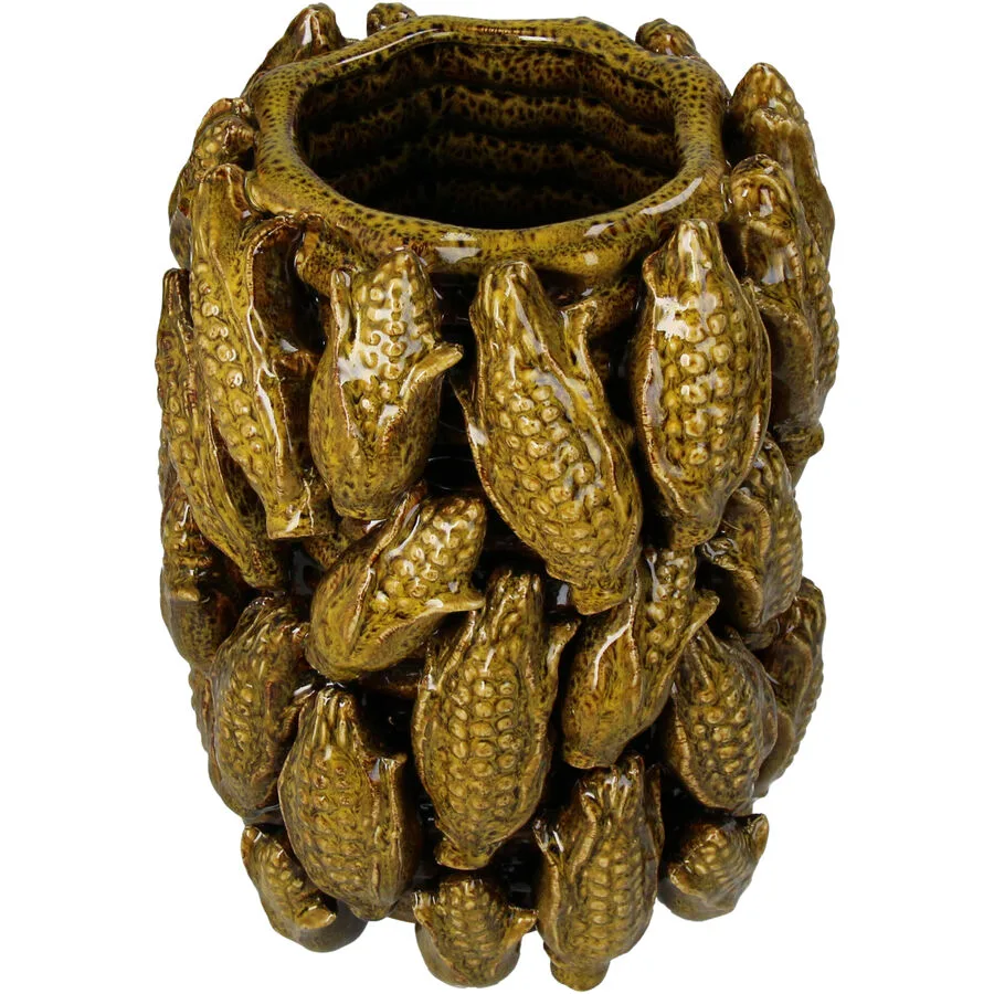 Blumentopf Bloem - Farbe: gelb - Material: Feinsteinzeug