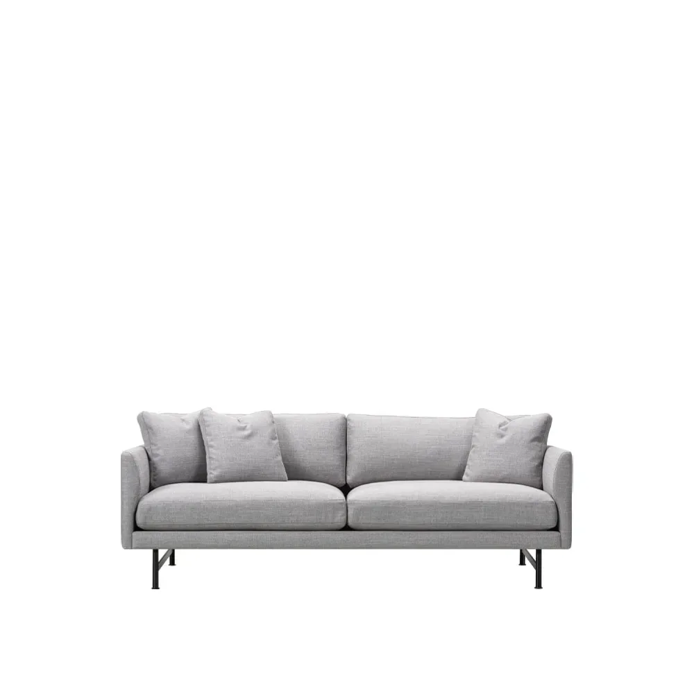 Fredericia Furniture Calmo 5622 Sofa 2-sits Sunniva 242-schwarz Stahl
