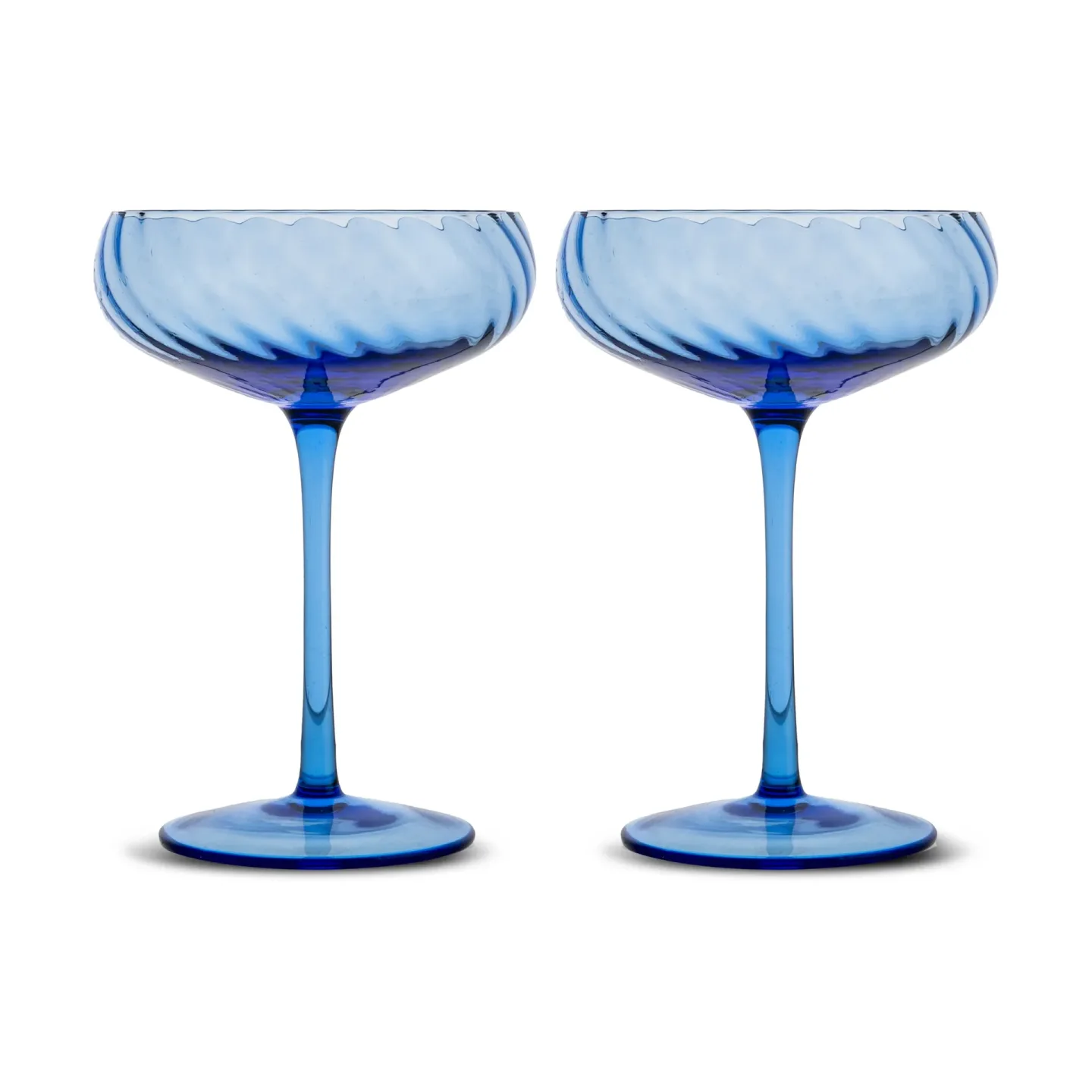 Byon Opacity Champagnerglas 30 cl 2er-Pack Blau