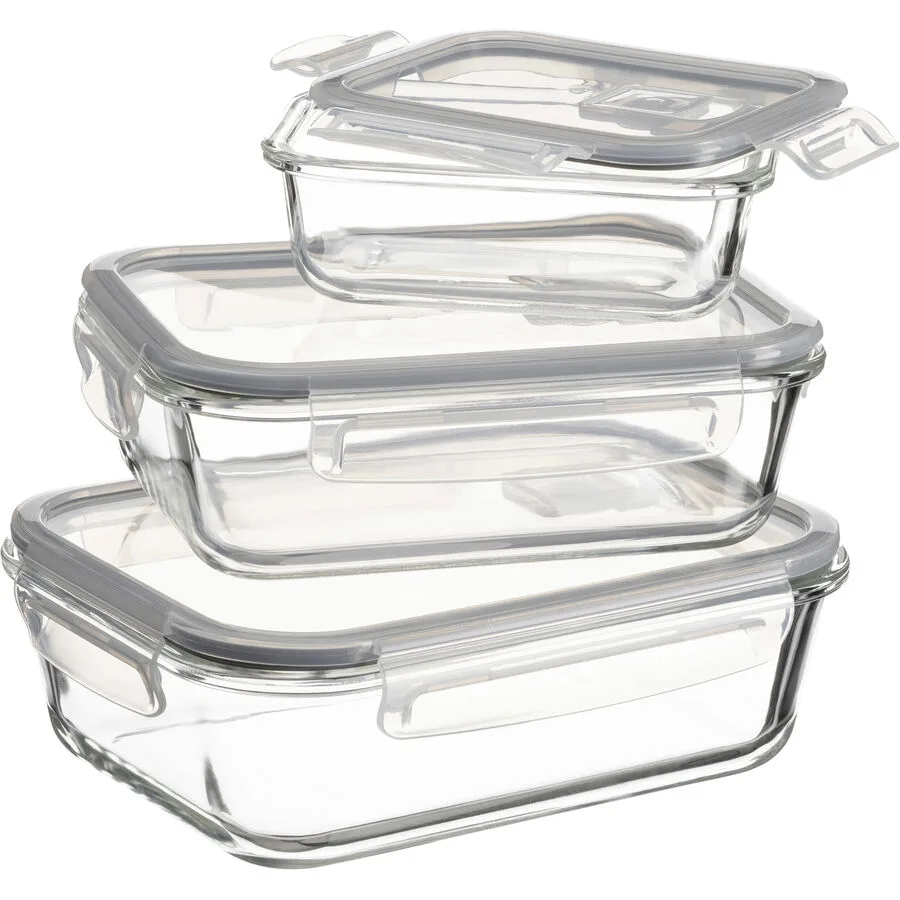 Aufbewahrungsbox Safa transparent Borosilikatglas Glas T 16.3 cm