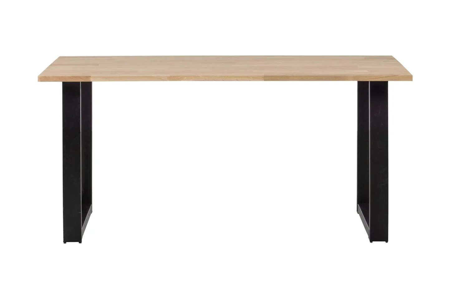 Tablo Matbord U-Formade Ben 160 cm Obehandlat - Ek/Svart