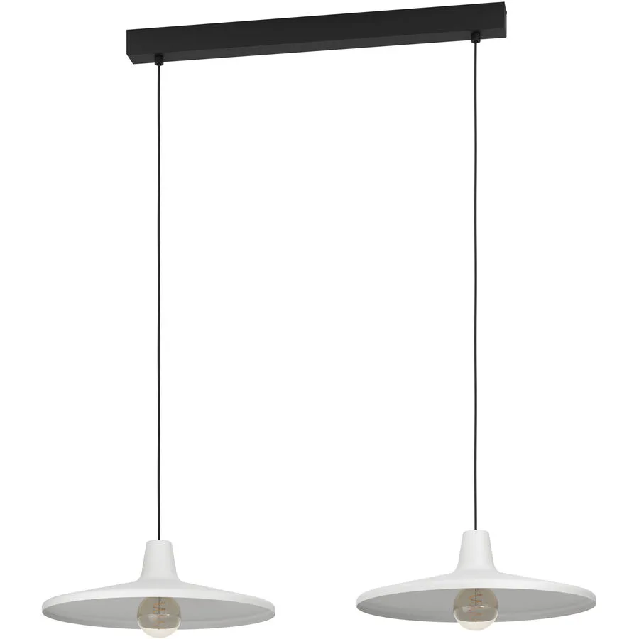 Eglo Pendellampe Miniere Schwarz Stahl 42 cm 110 cm