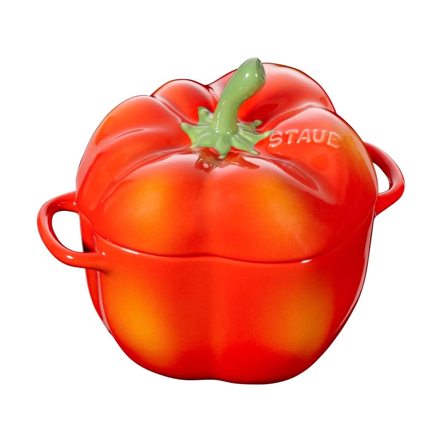 STAUB Staub Mini-Topf Paprika 0,47 L Orange-rot