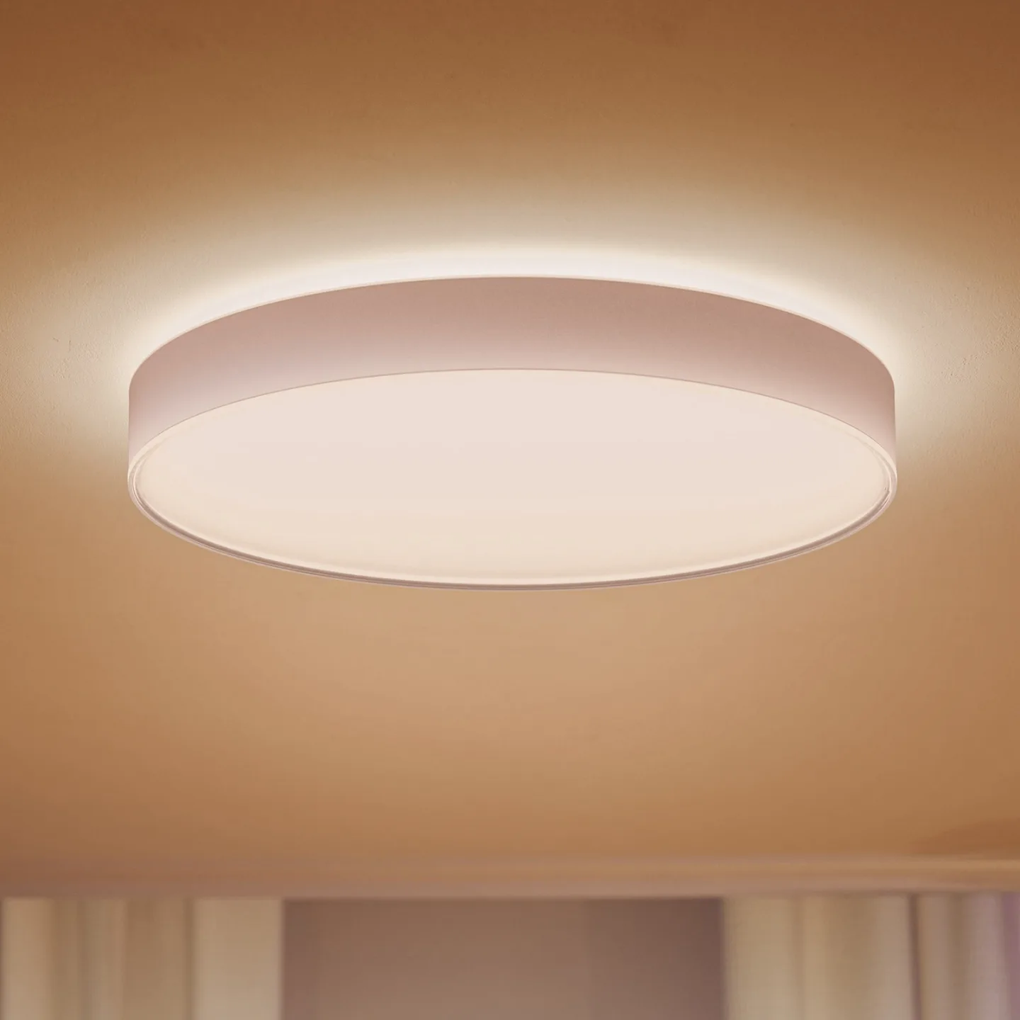 Hue Enrave XL Loftlampe White Amb. White - Philips Hue - Stue - Moderne - Metal - Rund
