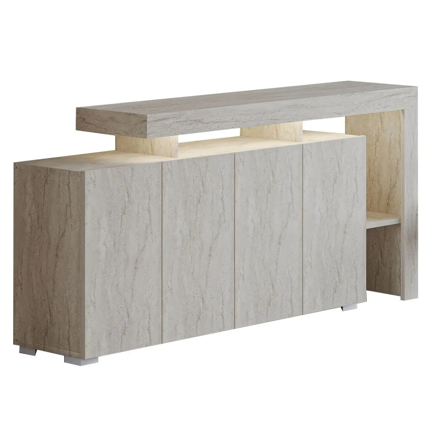 Jurukovo Konsolbord 170 cm - Travertin